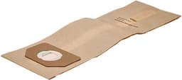 vhbw 10 stuks stofzakken, compatibel met de Curtiss Jazz 30L-stofzuiger – 30 cm x 17,5 cm, bruin — thumbnail 3