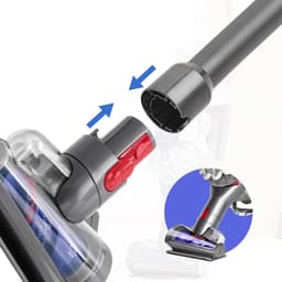 Stofzuigerborstelkop Met Anti-Klitfunctie En Taps Toelopende Borstelrol – Voor Dyson V15 V11 V10 V8 V7 – Dieptereiniging En Zelfreinigend – Compact En Donkergrijs — thumbnail 5