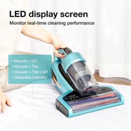 Anti Mijt Stofzuiger – Huisstofzuiger – Mijtenverwijderaar – Allergie Stofzuiger – Huisdierhaarzuiger – 700W Krachtige Motor – UV-C Licht 99,99% Bacteriedodend – Grijs – EU Variant — thumbnail 4
