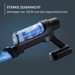 Rowenta X-Pert 7.60 RH6A39 - Steelstofzuiger - Draadloos - Ultralicht 1,2kg - 140W Motor - 45 Min Gebruikstijd - LED Verlichting Zuigmond - Extra Filter - Inclusief Wandlaadstation — thumbnail 3