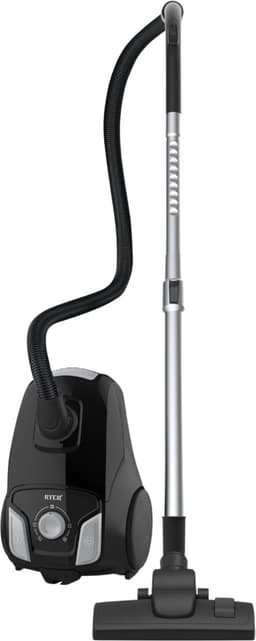 RYER MotionFlex Stofzuiger met Zak – 800W – 3L Stofzak – Regelbare Zuigkracht – Parket- & Tapijtborstel – Telescopische Buis – Zwart — thumbnail 1
