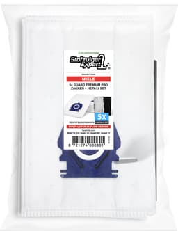 5x PREMIUM PRO 3D Stofzuigerzakken + HEPA Filter SET - Geschikt voor Miele GUARD - 5 Stofzakken + HEPA H13 en Motor filter meegeleverd! Premium kwaliteit zakken - Cat & Dog - Anti Allergie -Geschikt voor o.a. Miele GUARD L1, M1, S1 — thumbnail 2