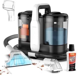 Nyoz tapijtreiniger - Vlekkenreiniger - Meubelreiniger - 500 W - 11 kPa zuigkracht - 1,5 L watertank - Voor tapijt en bekleding — thumbnail 1