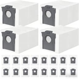 20 Stuks Stofzuigerzakken Voor Robotstofzuiger - Geschikt Voor Dreame L10 L10s L20 X20 X30 X40 X50 L40 L50 Ultra En Mova P10 E30 P50 V50 Ultra - 3,2 Liter Capaciteit - 4-Laagse Filterstructuur - Vervangende Stofzakken Voor Leegstation — thumbnail 1