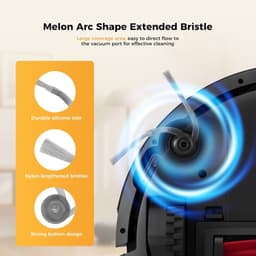 PromoHome 24-delig accessoireset voor Roborock Q7 L5+, Q7 M5+, Q7 L5 PLUS, Q7 M5 PLUS Stofzuiger Accessoireset, 2 Hoofdborstels, 6 Zijborstels, 4 HEPA-filters, 4 Dweilen — thumbnail 2