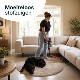 Vivid Green 500W Steelstofzuiger - Met Dweilfunctie - Kruimelzuiger - Flexibele Stang - Stofzuiger 35000Pa Zuigkracht — thumbnail 5