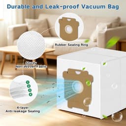 12-delige set stofzakken en Filter - geschikt voor irobot Roomba105X, 415X, 505X,105P - i7 Accessoires Stofzak - robotstofzuigeraccessoires — thumbnail 3