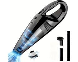 Draagbare Kruimelzuiger - Mini Stofzuiger - Auto en Huis - Sterke Zuigkracht - 500g Capaciteit - One Color