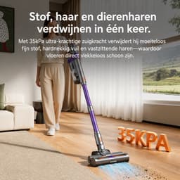 HomeGoodies ILIFE H90 Pro Steelstofzuiger met Auto-Leegstation 2-in-1 – 35kPa Zuigkracht & Draadloos – Ideaal voor Dierenhaar — thumbnail 2