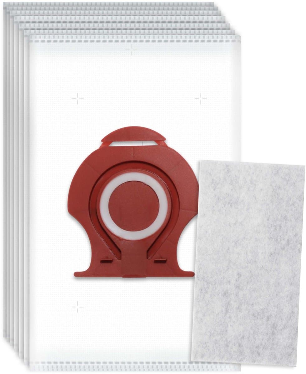 8x Dparts stofzakken geschikt voor Miele HyClean Pure CO - Guard M1 series stofzuigzak - stofzuigerzakken met 1 filter - ook voor Guard S1 en L1 TU — afbeelding 1