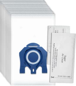 20x Dparts PRO stofzakken geschikt voor Miele GN - met 2 filters - stofzuigerzakken HyClean 3D Efficiency GN - HyClean Pure GN - Complete C2, C3 en Classic C1 stofzuiger series - stofzuigzak MI40 — thumbnail 1