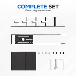 Standaard & Oplaadhouder voor Draadloze Stofzuigers – Compatibel met V15, V11, V12, V10, V8, V7, V6, 5GEN – Met Accessoirehouders, Stabiele Stalen Constructie – Zwart — thumbnail 4