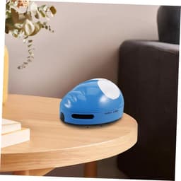 Mini Stofzuiger - Handzaam Model - Bureau Schoonmaken - Stille Werking - 11 cm Hoog - Blauw — thumbnail 4