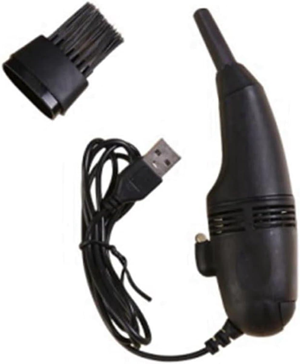 Mini USB Stofzuiger - Computer Reiniger - Bureau Schoonhouden - Compact Ontwerp - Mini Formaat - Zwart — afbeelding 1
