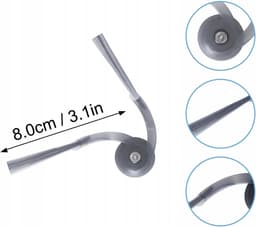 AreoSe - Zijborstels voor Roborock Qrevo Curv/Qrevo Edge Saros 10R / G20S Ultra - 2 stuks — thumbnail 2