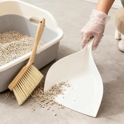 Mini Stoffer Blik - Handbezem Set - Kruimels Opvegen - Houten Handvat - Compact Formaat - Natuurlijk — thumbnail 3