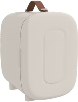 MEUNIQ mini koelkast 4 L cosmetica koelkast met koel- en verwarmingsfunctie, draagbare beauty fridge met handgreep voor cosmetica, drankjes en snacks, crèmewit — thumbnail 4