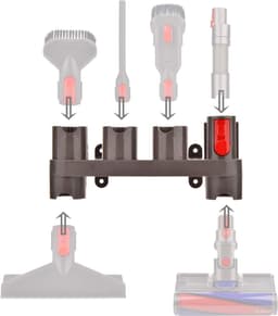Wandaccessoirehouder voor Dyson V11 V10 V8 V7 stofzuiger (10 opbergvakken, 2 stuks) — thumbnail 5