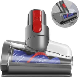 Mini-borstelkoppen voor elektrische stofzuigers van Dyson V15, V11, V10, V8, V7 - Vervangingsonderdelen - Mini-turbomondstuk - Anti-mijtborstelkop — thumbnail 1