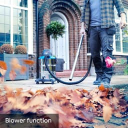 Industriële Stofzuiger 30L – Nat- en Droogzuiger 1500W – RVS Reservoir – Auto-Start Stopcontact – Blaasfunctie — thumbnail 4