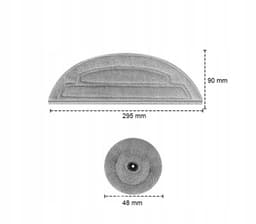 ORIGINELE moppen en mopopzetstukken voor Roborock Saros 10 - OEM-catalogusnummer: HCTZ47RR — thumbnail 4