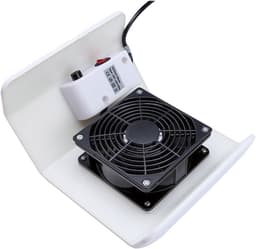 Nagelstofzuiger - Nail Dust Collector - Nagelstof Afzuigen - No-Noise Borstelmotor - 23W - Wit — thumbnail 3