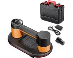 Elektrische Zuignap - Vacuüm Hefhulp - Materiaal Verplaatsen - 300 kg Hefvermogen - 27.5 x 16 cm - Zwart