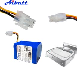 Stofzuiger Accu - Reserveaccu Robotstofzuiger - Stofzuigen Huis - Hoge Capaciteit 6600mAh - 144V - Zwart — thumbnail 5
