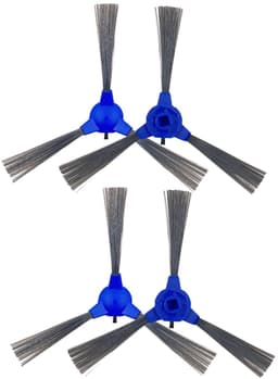 Geschikt voor eufy RoboVac 11S, RoboVac 15T, RoboVac 30, RoboVac 30C, RoboVac 15C, RoboVac 12, RoboVac 25C, RoboVac 35C robotstofzuigers zijborstels, vervangingsonderdelen, set van 4. — thumbnail 1