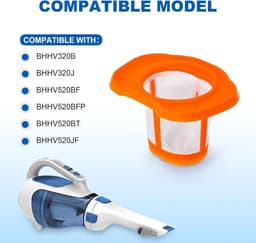 Filters Geschikt voor de draadloze handstofzuigers Black+Decker BHHV320B, BHHV320J, BHHV520BF, BHHV520BFP, BHHV520BT en BHHV520JF. — thumbnail 2