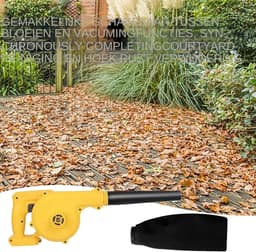 Draadloze Blazer - Stofblazer Reiniger - Snel Schoonmaken - Turbinekracht Technologie - 35 x 22 x 19 cm - Zwart — thumbnail 5