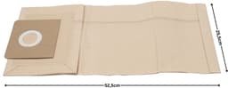 Dailygoods- Stofzuigerzakken 10 stuks - Geschikt voor Kärcher 2000E/3500E - Dubbelwandig - Vervanging 6.904-072 - Stofzuigeraccessoires - Gemaakt in Duitsland - Filterzakken — thumbnail 1