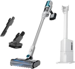 Shark Clean & Empty Draadloze Steelstofzuiger met Laad- Leegstation - BU3521EU - Accuduur: 40 minuten - stofzuiger met zelflegend systeem - houdt vuil en stof tot wel 30 dagen vast - Compact Design - Geschikt voor Tapijt, Harde Vloeren en Dierenharen — thumbnail 4
