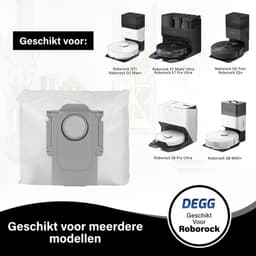 DEGG® - 12x stofzuigerzakken geschikt voor Roborock Q5+, Q7+, Q7MAX+, S7MAXV Ultra, S7 Pro ultra - Robot zakken - Premium kwaliteit — thumbnail 4