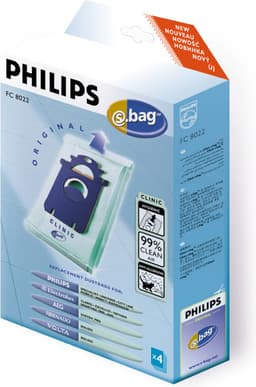 Philips S-Bag FC8022/04 - Stofzuigerzak Anti-allergie - 4 stuks — thumbnail 1