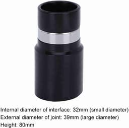 Dailygoods- Slangaansluiting Duurzaam - Centrale Stofzuiger - 32 Mm Binnendiameter - Vervangende Onderdelen - 2 Stuks - Eenvoudig te Installeren - Stofzuigerslang — thumbnail 3