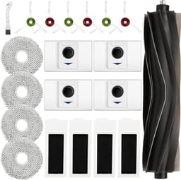 20-delige accessoireset Geschikt voor Ecovacs Deebot T20 Omni / T20e Omni robotstofzuiger: 1 rubberen hoofdborstel, 4 stofzakken, 4 dweilpads, 4 filters, 6 zijborstels, 1 reinigingsborstel — thumbnail 1