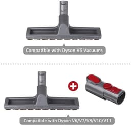 Flexibele vloerborstel, geschikt voor Dyson DC37 DC33C V7 V8 V10 V11 stofzuigers — thumbnail 3