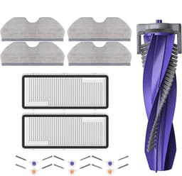 Vervangende onderdelen - 13-delige set accessoires - geschikt voor Narwal Freo X Plus robotstofzuiger - 1 rolborstel, 2 HEPA-filters, 4 dweildoeken, 6 zijborstels — thumbnail 1