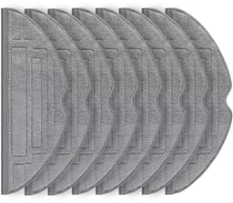 Set Van 8 Reinigingsdoekjes Voor De Roborock S8 Pro Ultra Robotstofzuiger, Accessoires Van Zilverionenmicrovezel. — thumbnail 1