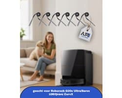 G20s Ultra Vervangingsonderdeel Accessoires voor Roborock G20s Ultra/Saros 10R/Qrevo CurvX met 6 zijborstels, Onderhoudskit, Stofzuige