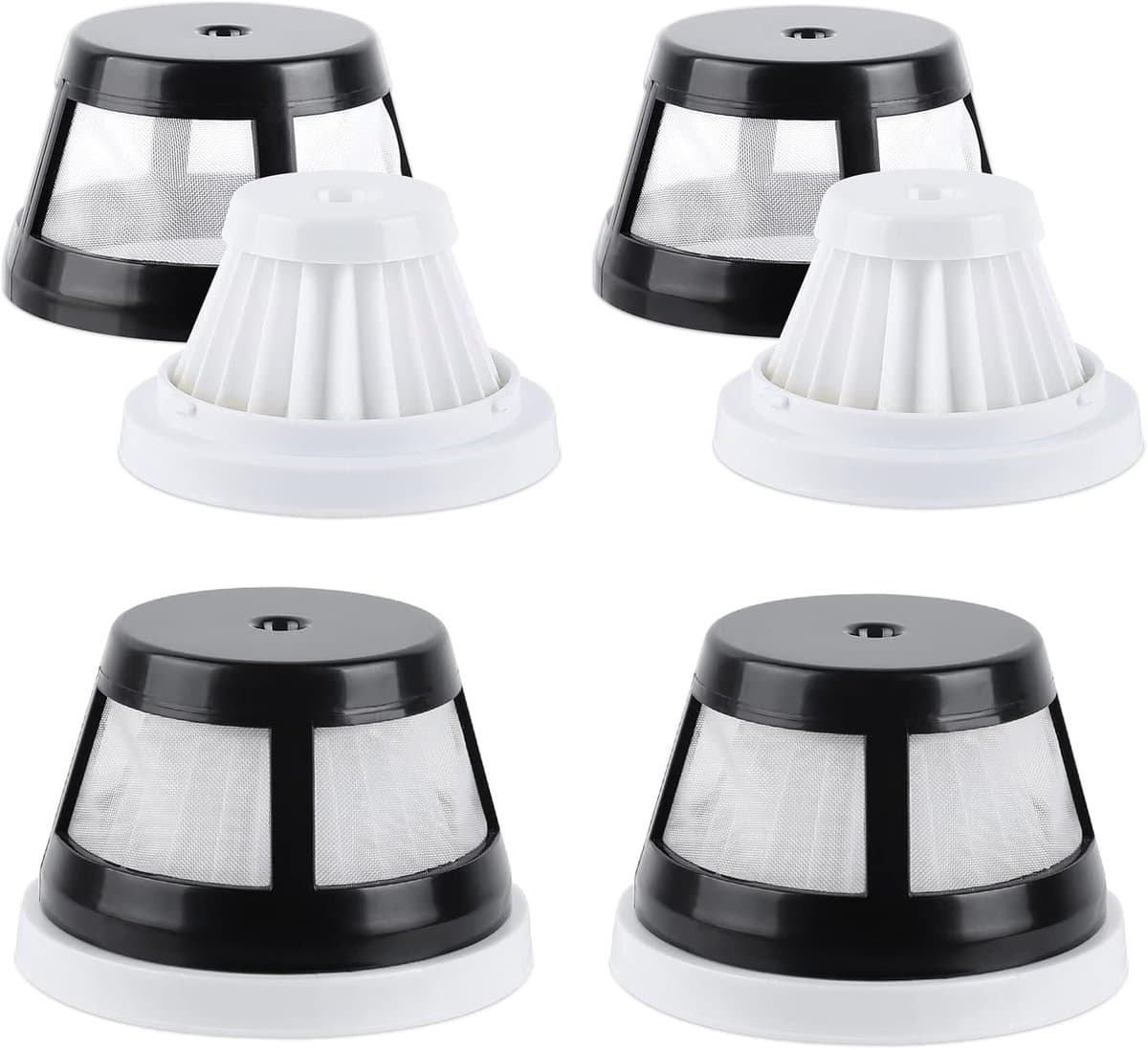 4 stuks Vervangingsfilters voor stofzuiger, - geschikt voor BISSELL AeroSlim draadloze handstofzuiger 29869 - 29861 - 29867 - 29868 - onderdeelnummer 1624405 — afbeelding 1