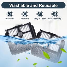 HEPA-filters - 6 Stuks - Geschikt voor Dreame H12 Pro, H12 Pro Plus M12, M13, M13S Draadloze Nat- en Droogzuiger — thumbnail 3