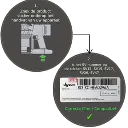 Motor filter geschikt voor Dyson V11 — thumbnail 2