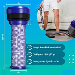 HEPA Filter voor Stofzuiger - Geschikt voor Dyson stofzuiger  DC28c, DC33c, DC37, DC37c, DC39, DC39c, DC41c en DC53  Series - Wasbaar — thumbnail 3