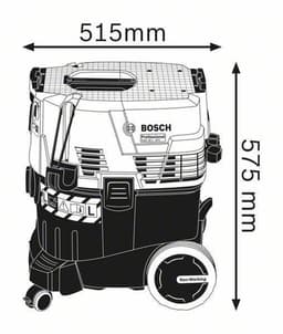 Stofzuiger GAS 35 L AFC (BE) (3 x zuigbuis verchroomd 0,35 m, afvoerzak, bochtstuk, SFC+-module, slang 3 m, Ø 35 mm met gereedschapsmof, spleetmondstuk 250 mm, vlakke vouwfilter cellulose, vloerzuigmondset) — thumbnail 4