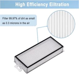 PolkaHome 23-delige Accessoireset geschikt voor Roborock Q5 Pro/Q5 Pro+/Q8 Max+/Q8 Max – 2 Hoofdborstels, 4 HEPA-filters, 4 Poetsdoeken, 4 Stofzakken, 6 Zijborstels, 1 Zelfreinigende Borstel, 1 Schroevendraaier, 1 Onderhoudstool (Borstel en Mesje) — thumbnail 4