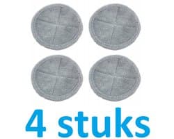 4 x Moppads compatibel met Dyson V7 / V8 / V10 / V11 / V15 - Accessoires voor Elektrische Mopkoppen - Hoogwaardige Microvezel Moppen - Herbruikbare en Wasbare