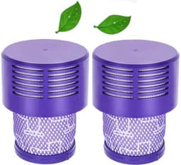 2x HEPA filter geschikt voor Dyson V10 Sv12 stofzuiger Total Clean, Parquet, Motorhead wasbaar steelstofzuiger — thumbnail 1