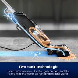 BISSELL CrossWave HF2 Select - Steelstofzuiger met Dweilfunctie - Vloerreiniger met Snoer - Lichtgewicht Vacuum Cleaner - Reinigingsmachine voor Harde Vloeren - 2 in 1 Stofzuiger & Dweil - Extra Krachtige Motor 46aW - 3847N — thumbnail 4